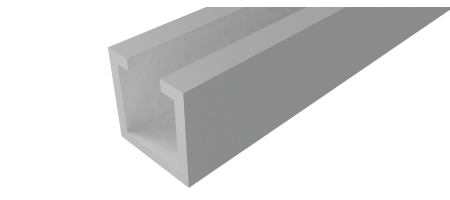 Aluminium Lipped Channel
